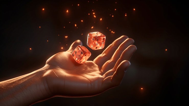 Pengguna dengan smartphone menikmati hiburan sports dan casino secara mobile di lingkungan kota modern